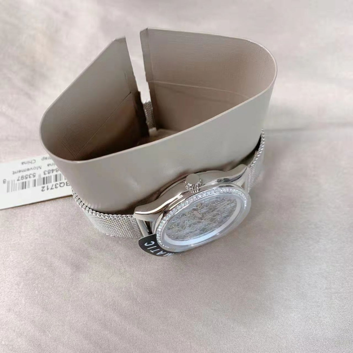 Fossil BQ3712 Rye Automatic Stainless Steel Mesh Watch Fossil BQ3712 Rye Automatic Stainless Steel Mesh Watch